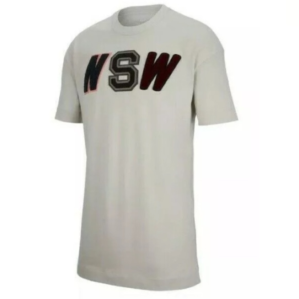 Nike Men's Size L NSW Tee Light Bone Multicolor